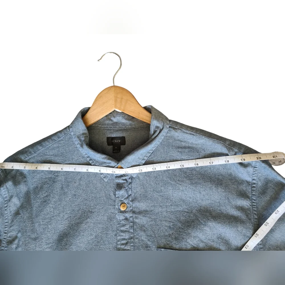 JCREW | BUTTON UP BLUE SHIRT | SIZE XL